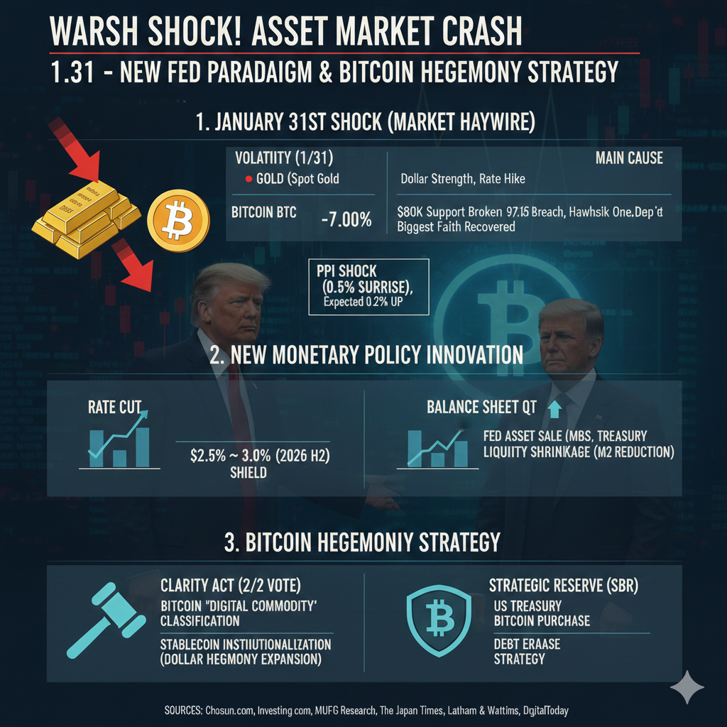 비트코인 폭락과 워시 쇼크